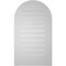 Ekena Millwork Round Top Surface Mount PVC Gable Vent: Functional, w/ 3-1/2"W x 1"P Standard Frame, 22"W x 38"H GVPRT22X3801SF - alternate 5